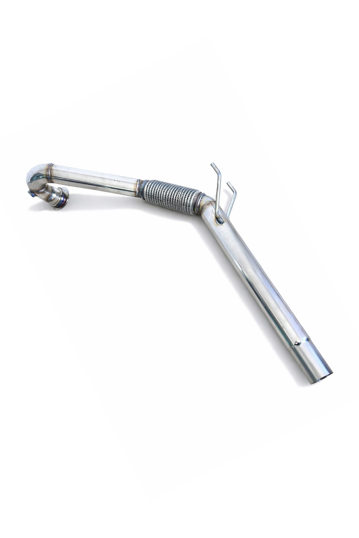 Downpipe Skoda Downpipe Egzoz Eksoz Borusu Krom Danpayp Skoda Spiralli Flexli