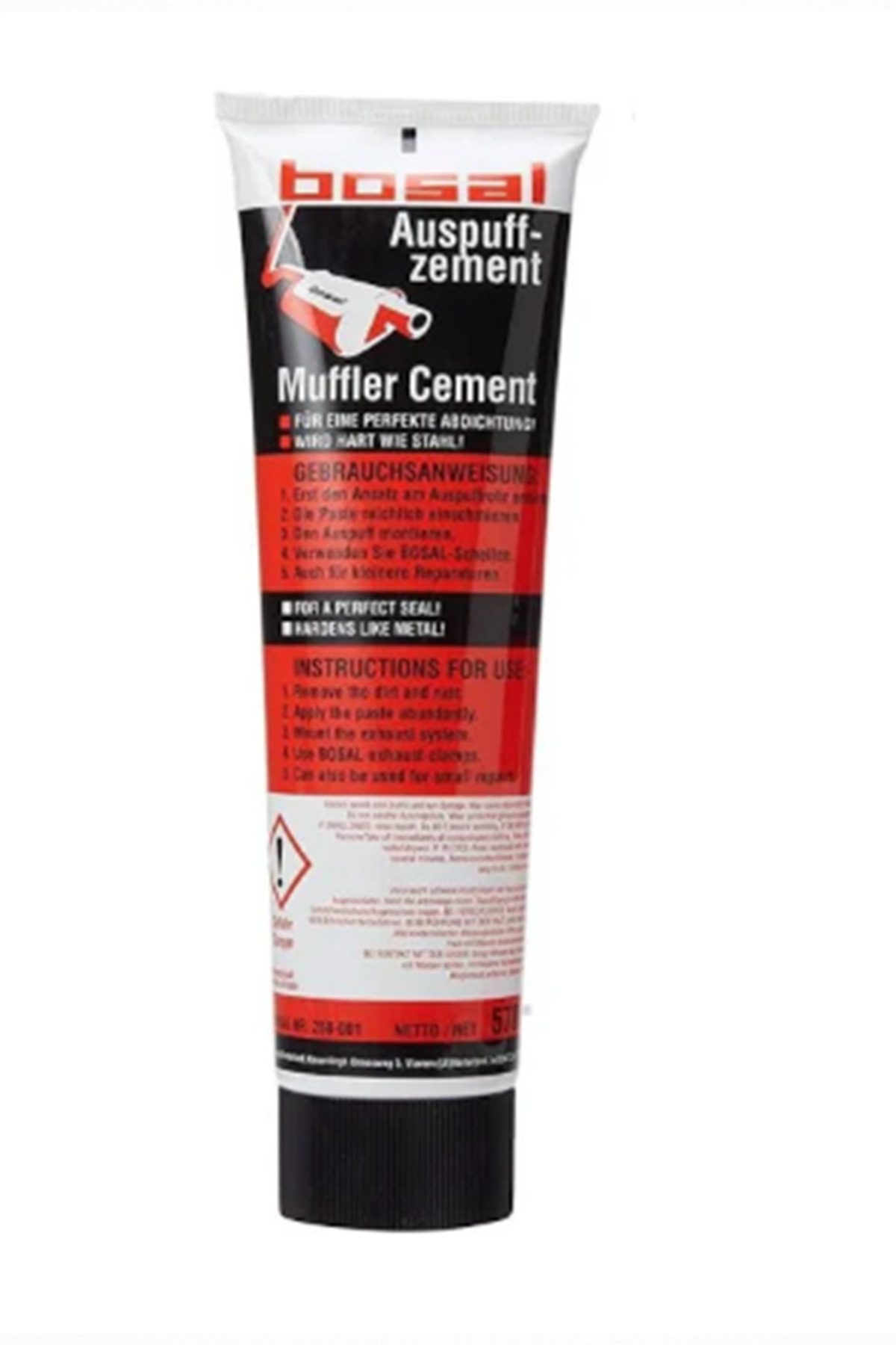 Bosal Egzoz Macunu Çatlak Yamama Macunu 190 gr Egzoz Pastası Demir Çatlak Tamir Macunu - Görsel 2