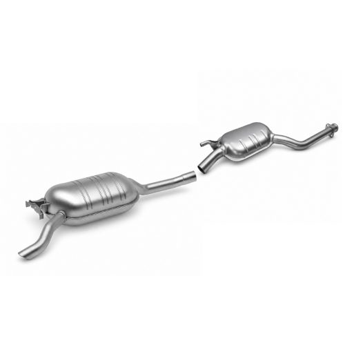 Mercedes 200 – 230 w124 Arka ve Orta Egzoz set Komple 1984 – 1993 Arka egzoz orta egzoz Susturucu Egsoz 1244902821+1244900315