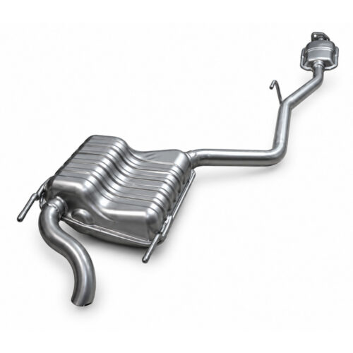 Mercedes c180 c200 c220 W202 arka ve orta egsoz Takım 1993-2000 susturucu egzoz 2024900915 + 2024901815