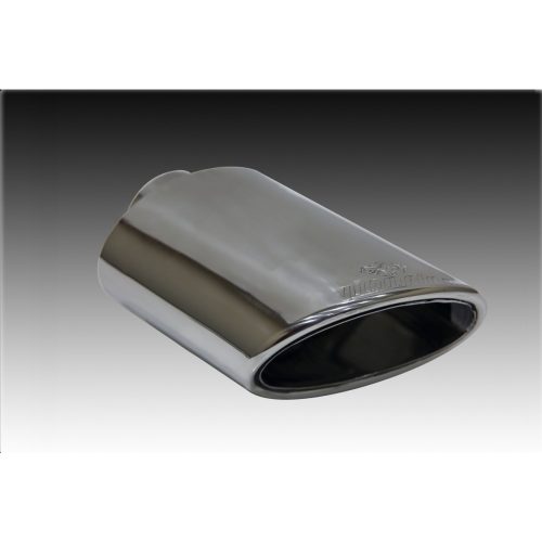 Oval Egzoz Ucu Sol Krom Orj Paslanmaz Egzoz Başlığı Çapraz Kesik Üniversal Mercedes