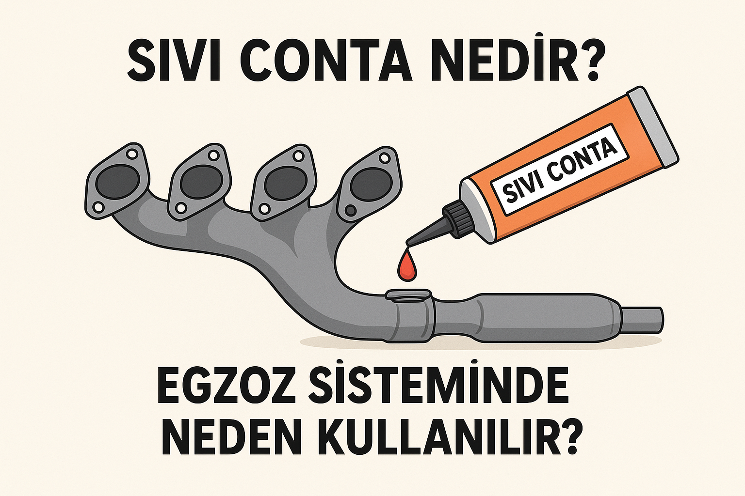 Sıvı Conta Nedir? Egzoz Sisteminde Neden Kullanılır?