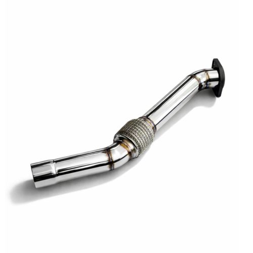 Bmw Dizel downpipe Egzoz Borusu Krom Sipralli E60-E87-E90-E91-E60-E61-163HP-N47 Spiralli