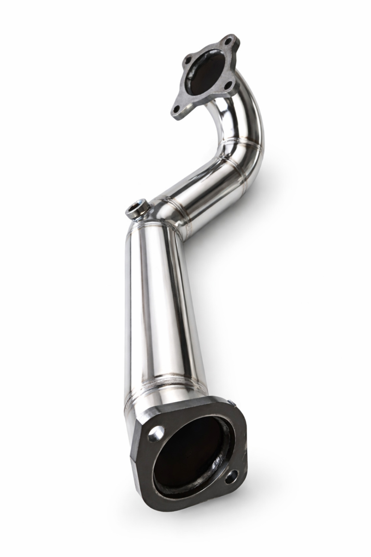 Volkswagen Polo TSİ 122 Hp downpipe Egzoz Downpipe Boru Krom Downpipe - Görsel 3