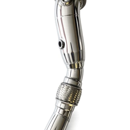 Bmw Downpipe egzoz F10 – 5 Serisi Benzinli Downpipe eksoz borusu krom