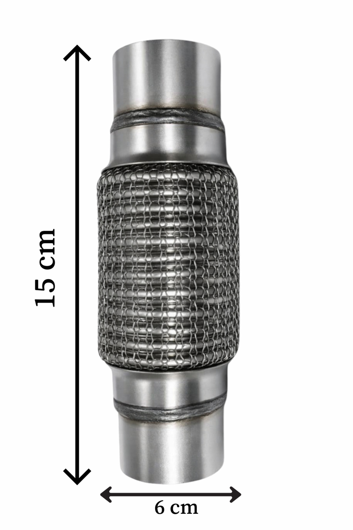 60X150 Egzoz Spirali İnterlock Tüm araçlar Yüksek Kalite Sipral Flex Motor Sarsıntısı - Görsel 4