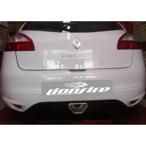 Lionfire Renault Megane Rs Egzoz Ucu difüzör Uyumlu Paslanmaz Krom